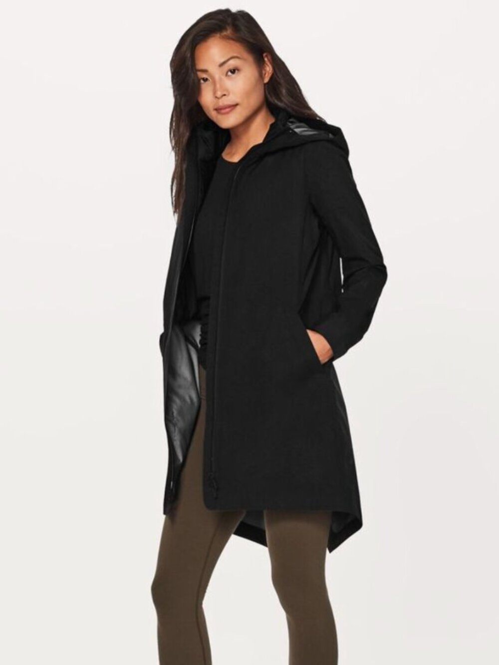 Lululemon Black Rain Haven Jacket (Size 6)